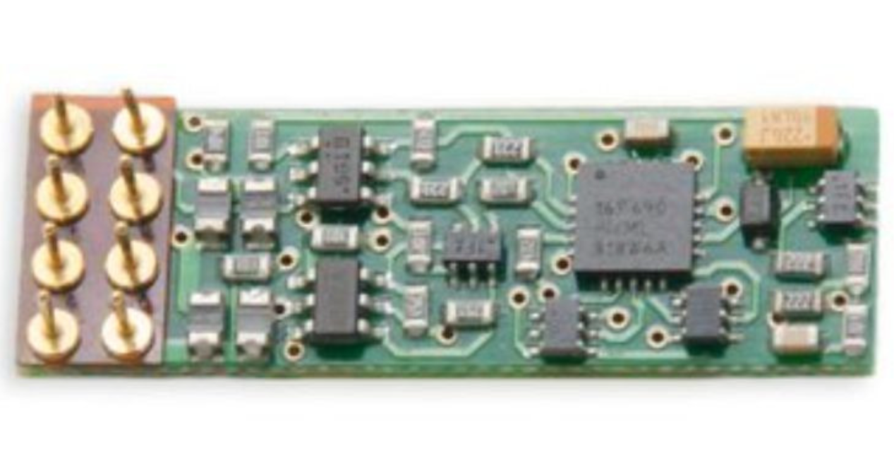 Digitrax DH146IP N Scale - 1 Amp Integrated DCC Medium Plug Mobile Decoder