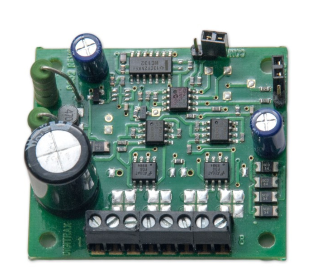 Digitrax DS52 - Dual Stationary Decoder for Snap Switches or Slow Motion Machines