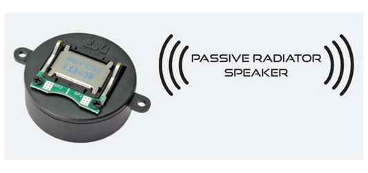 ESU Speaker 50349 - Passive Radiator Speaker 28mm x 12.0mm round, 4 Ohm,