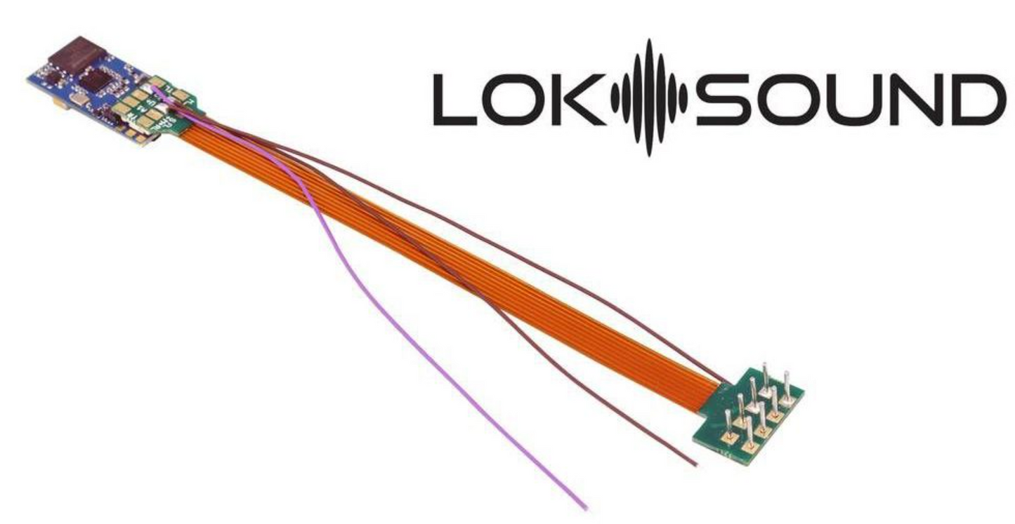 ESU 58820 LokSound 5 Micro DCC, 8-Pin NEM652, Sound Decoder, Scale N, TT & HO