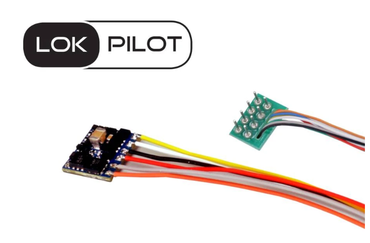 ESU 59810 N Scale - LokPilot 5 micro DCC/MM/SX/M4 Decoder, 8-pin NEM652