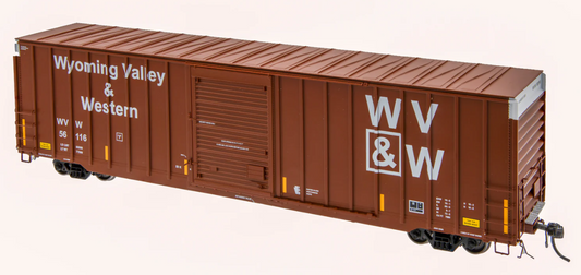 Homeshops Exactrail Berwick 7580 Boxcar freelance railroad Wyoming Valley & Western #56116 HO