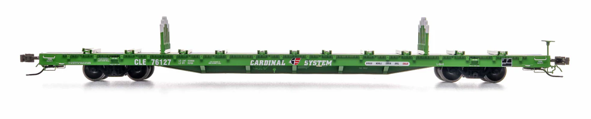 Homeshops / ScaleTrains HO Scale BSC Finger Rack Flatcar Cardinal System #76127
