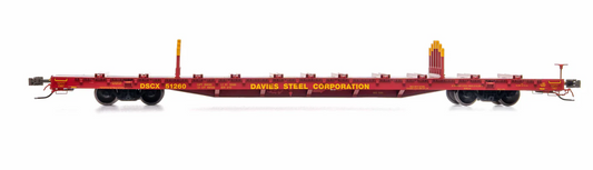 Homeshops Freelance Railroad DSCX 51260 - HO Scale Davies Steel ScaleTrains BSC Finger Rack Flatcar