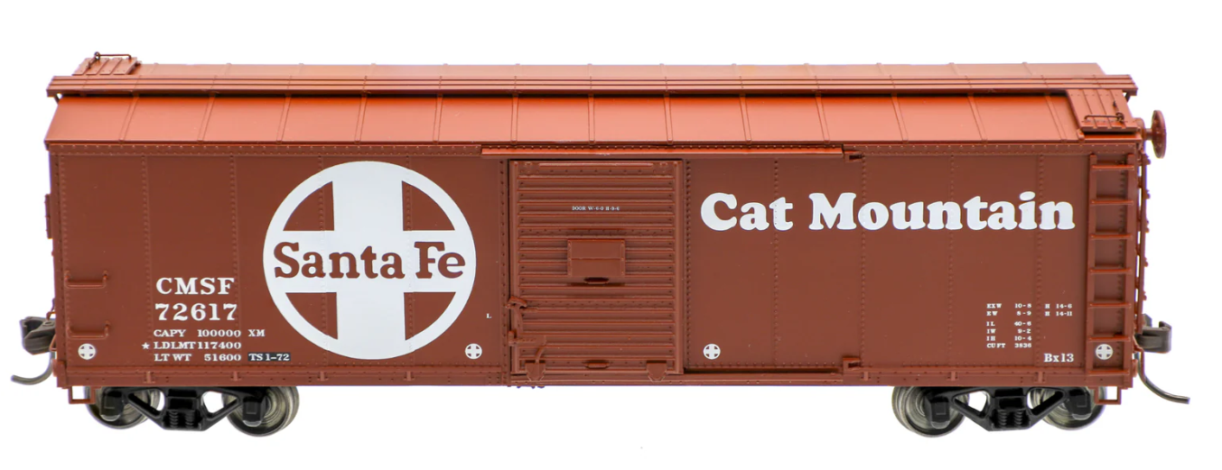Homeshops /Atlas CMSF72690 HO Scale USRA Rebuilt Steel 40' Box Car Cat Mountain #72690