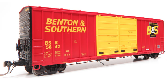 Homeshops /Rapido BSR5842 HO Scale PC&F 50' Double Door Box Car Benton & Southern #5842