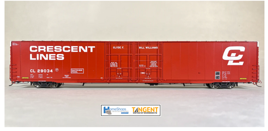 Homeshops /Tangent CL29034 HO Scale 86' Double Plug Door Box Car Crescent Lines 29034