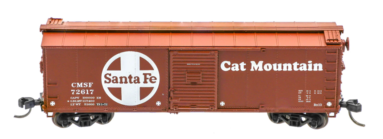 Homeshops /Atlas CMSF72656 N Scale USRA Rebuilt Steel 40' Box Car Cat Mountain #72656