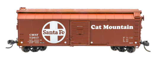 Homeshops /Atlas CMSF72617 N Scale USRA Rebuilt Steel 40' Box Car Cat Mountain #72617