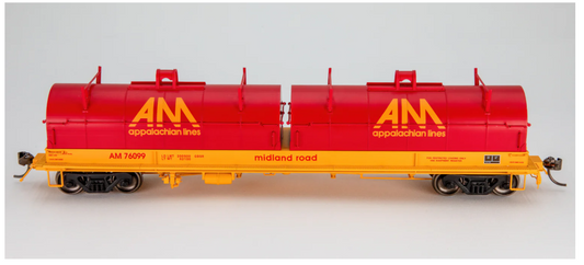 Homeshops Intermountain Evans 100 Ton Steel Coil Car - Freelance Railroad Allegheny Midland AM #76037 HO Scale