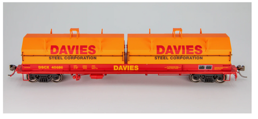 Homeshops Intermountain Evans 100 Ton Steel Coil Car - Freelance Railroad Davies Steel #40630 HO Scale
