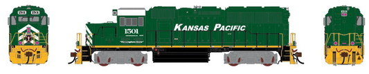 Homeshops / Prairie Shadows KP1501 HO Scale BL20-2 DCC/Sound Kansas Pacific #1501