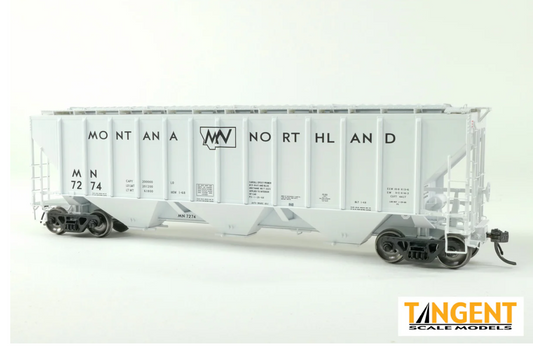 Homeshops /Tangent MN7274 HO Scale PS-4427 Covered Hopper Montana Northland #7274