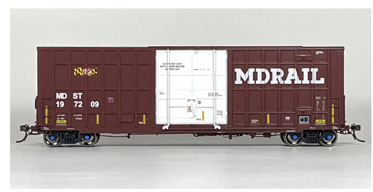 Homeshops / Prairie Shadows HO Scale Trinity 50' High Cube Box Car MDRAIL #197489