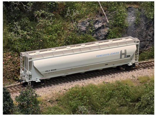 Homeshops / Prairie Shadows HO Scale Thrall PD5000 Covered Hopper HomeShops Leasing #80078
