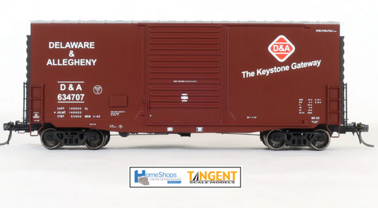 Homeshops /Tangent DA634756 HO Scale PS40' Hy-Cube Box Car Delaware & Allegheny 634756