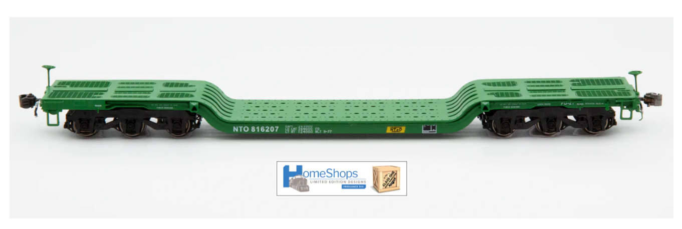 Homeshops /Class One NTO816207 HO Scale GSC Depressed Center Flat Car Natchez Trace & Orient #816207