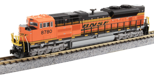 Kato 176-8426 N Scale -  SD70ACe DC/Silent (DCC Ready) BNSF H3 #8780