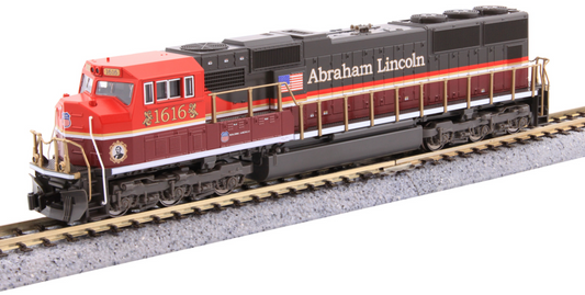 Kato 176-1616 N Scale - SD70M DC/Silent (DCC Ready) Flat Radiator Union Pacific #1616 "Abraham Lincoln"