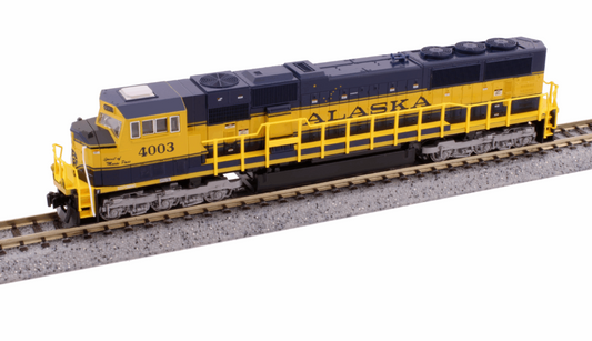 Kato 176-6410 N Scale - SD70MAC DC/Silent (DCC Ready) Alaska Railroad #4003