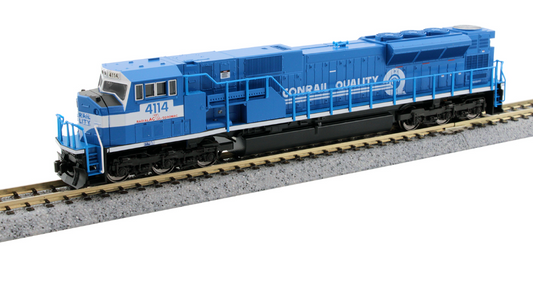 Kato 176-5515 N Scale - SD80MAC DC/Silent (DCC Ready) Conrail #4114