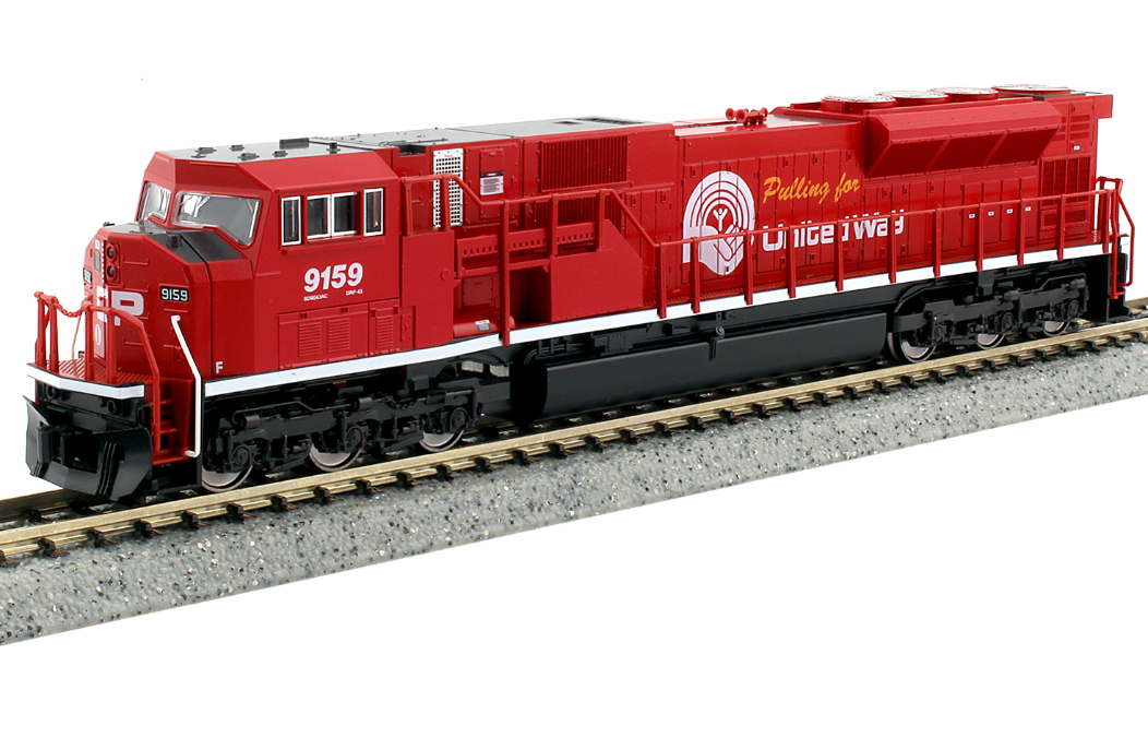 Kato 176-5628 N Scale - SD90MAC DC/Silent (DCC Ready) Canadian Pacific (CP) #9159