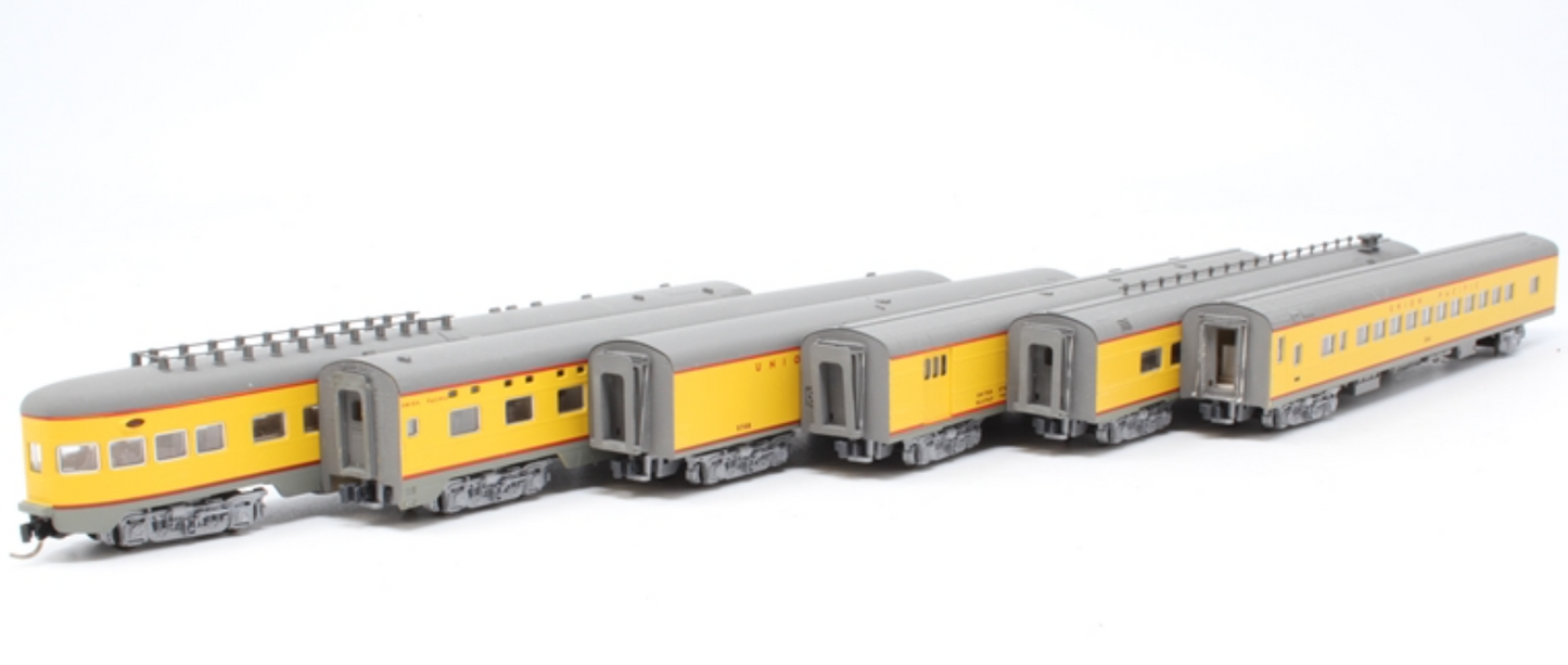 Kato 106-014 N Scale - Smoothside Passenger Cars Union Pacific 6 Car Set