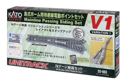 Kato Unitrack 20-860 V1 Mainline Passing Siding Set N Scale