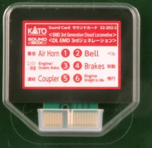 Kato Sound Card 22-202-2 Multi Scale - EMD 3rd Generation