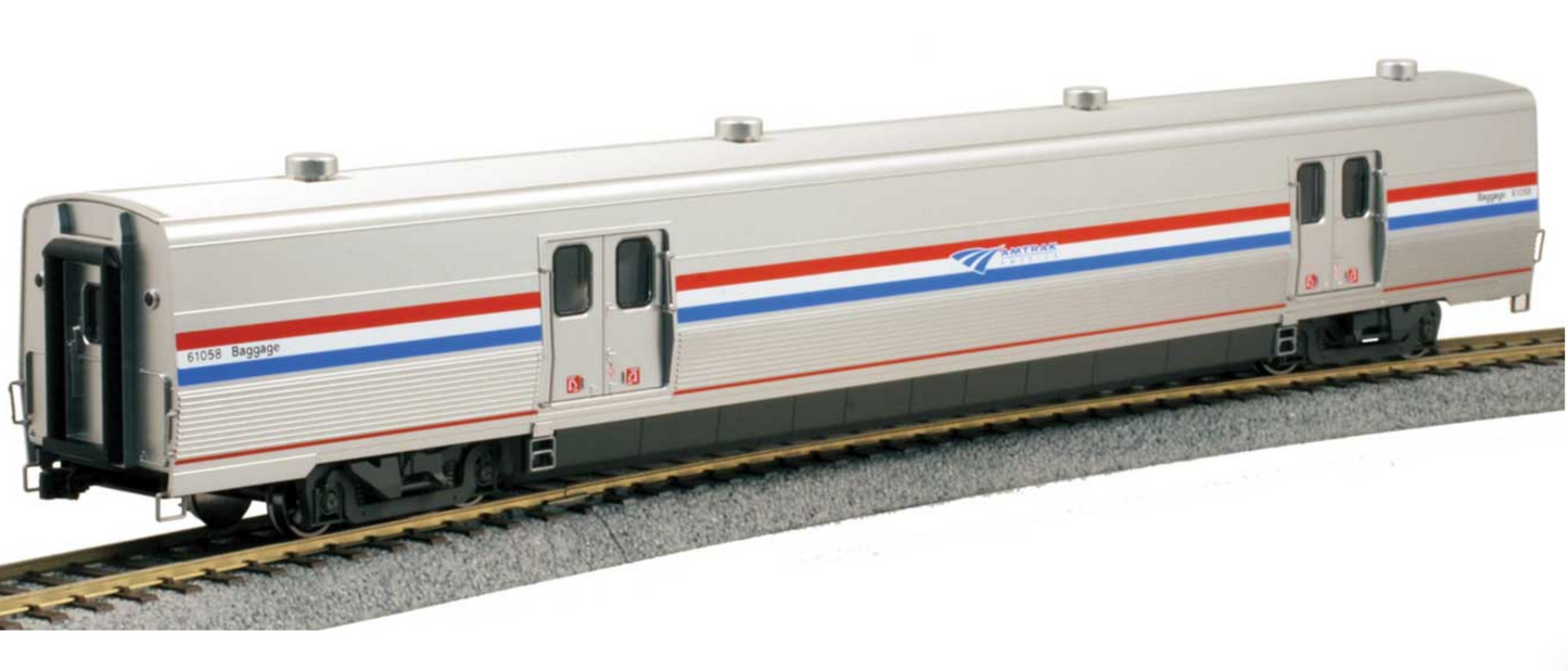 Kato 35-6213 HO Scale - Viewliner II Baggage Car Phase III Heritage Amtrak #61024