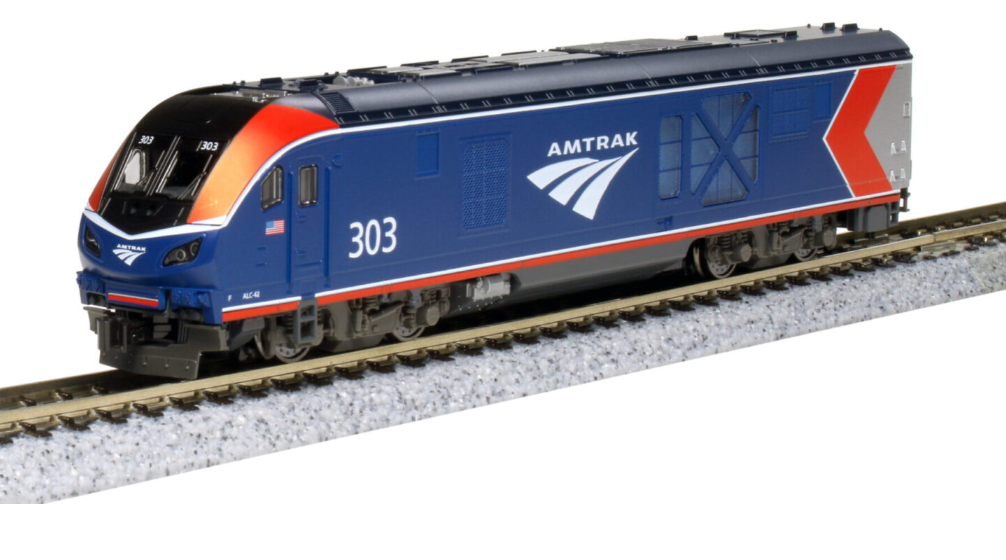 Kato 176-6052 N Scale - ALC-42 DC/Silent (DCC Ready) Amtrak Phase VI #303