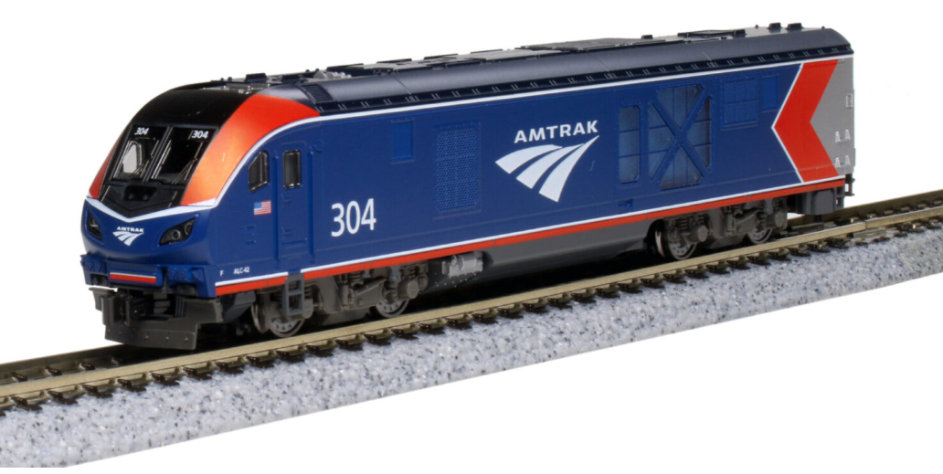 Kato 176-6053 N Scale - ALC-42 DC/Silent (DCC Ready) Amtrak Phase VI #304