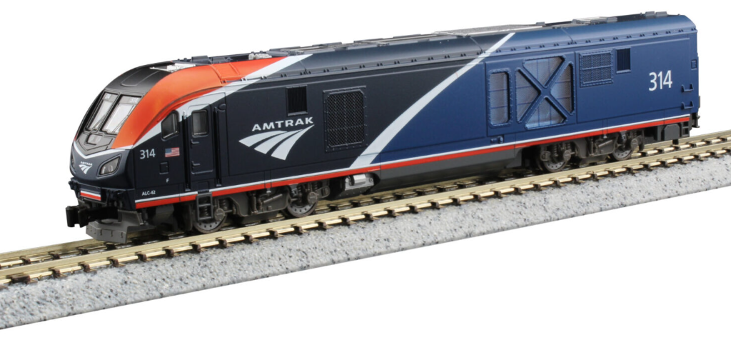 Kato 176-6055 N Scale - ALC-42 DC/Silent (DCC Ready) Amtrak Phase VII #314