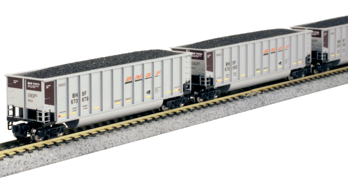Kato Bethgon Coalporter 106-4633 BNSF 8 Car Set N Scale
