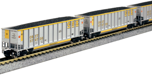 Kato Bethgon Coalporter 106-4632 CSX 8 Car Set N Scale