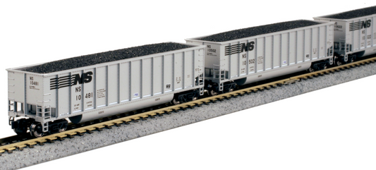 Kato Bethgon Coalporter 106-4634 Norfolk Southern 8 Car Set N Scale