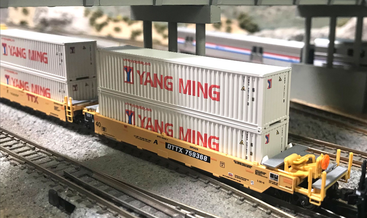 Kato 106-6212 Gunderson Maxi-I Double Stack Car 5 Unit Set TTX  N Scale