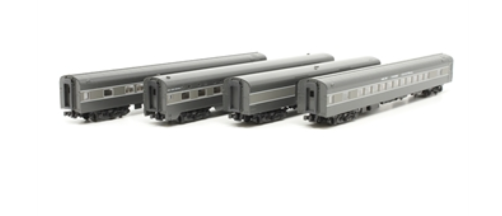 Kato 106-023 N Scale - Smoothside Passenger Cars New York Central 4 Car Set