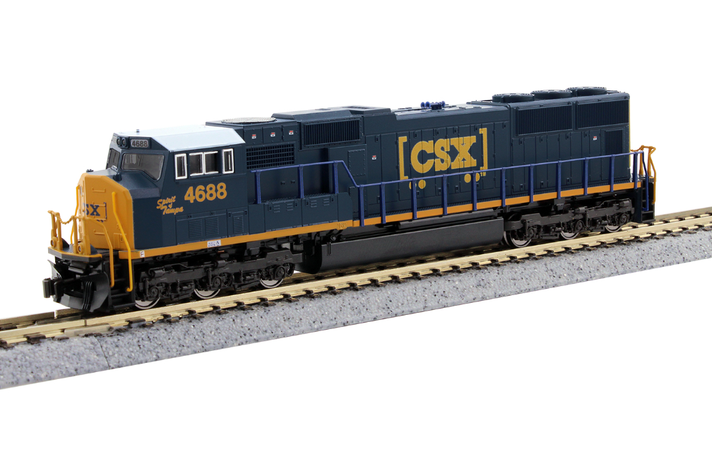 Kato 176-7617 N Scale - SD70M DC/Silent (DCC Ready) CSX YN3 #4688