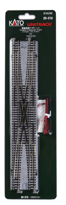 Kato Unitrack Double Crossover Track N Scale