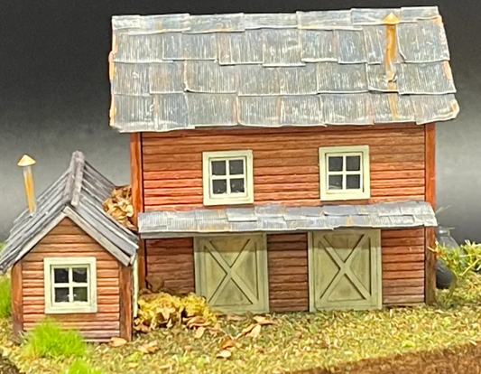Mudd Creek Models MCM 022 N Scale - The Barn Laser Kit