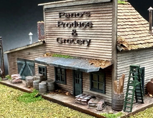 Mudd Creek Models MCM 032 N Scale - Pano's Produce Laser Craftsman Kit