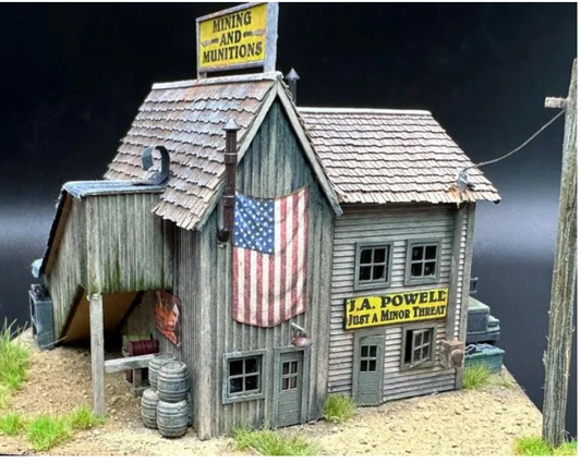 Mudd Creek Models MCM 042 HO Scale - Powell's Mining & Munitions Laser Craftsman Kit