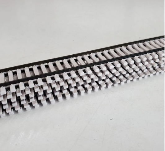 Micro Engineering 12-105 HO Scale -  Code 83 Weathered Concrete Flex Track 36" Sections Quantity of 6