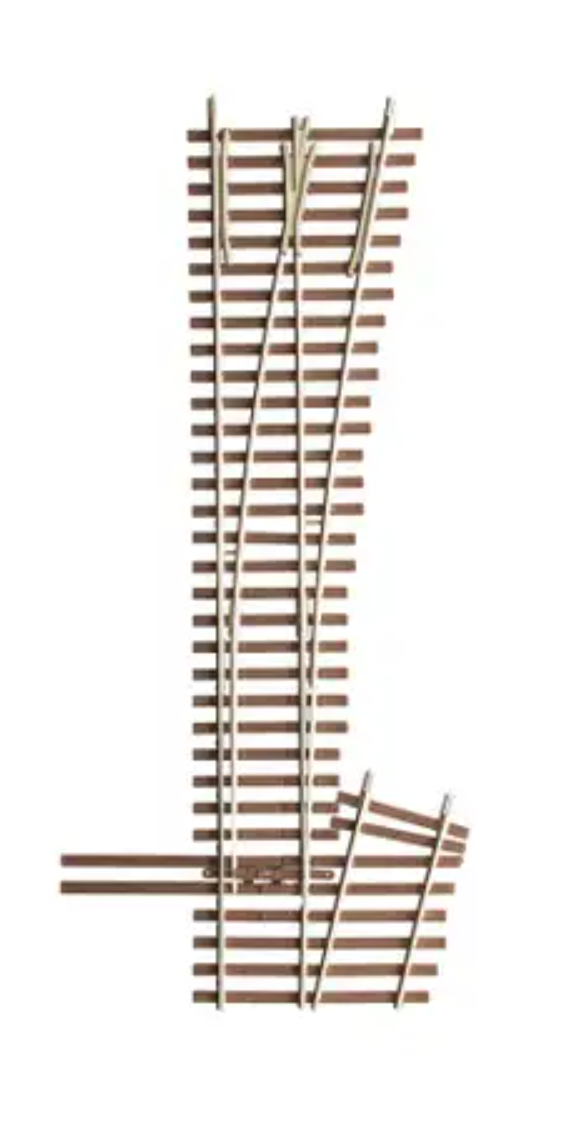 Micro Engineering 14-717 HO Scale- Turnout Code 83 #5d Intermediate Ladder Right Hand