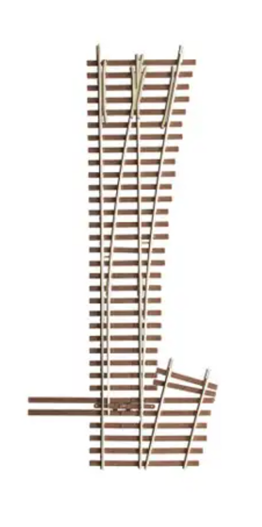 Micro Engineering 14-717 HO Scale- Turnout Code 83 #5d Intermediate Ladder Right Hand