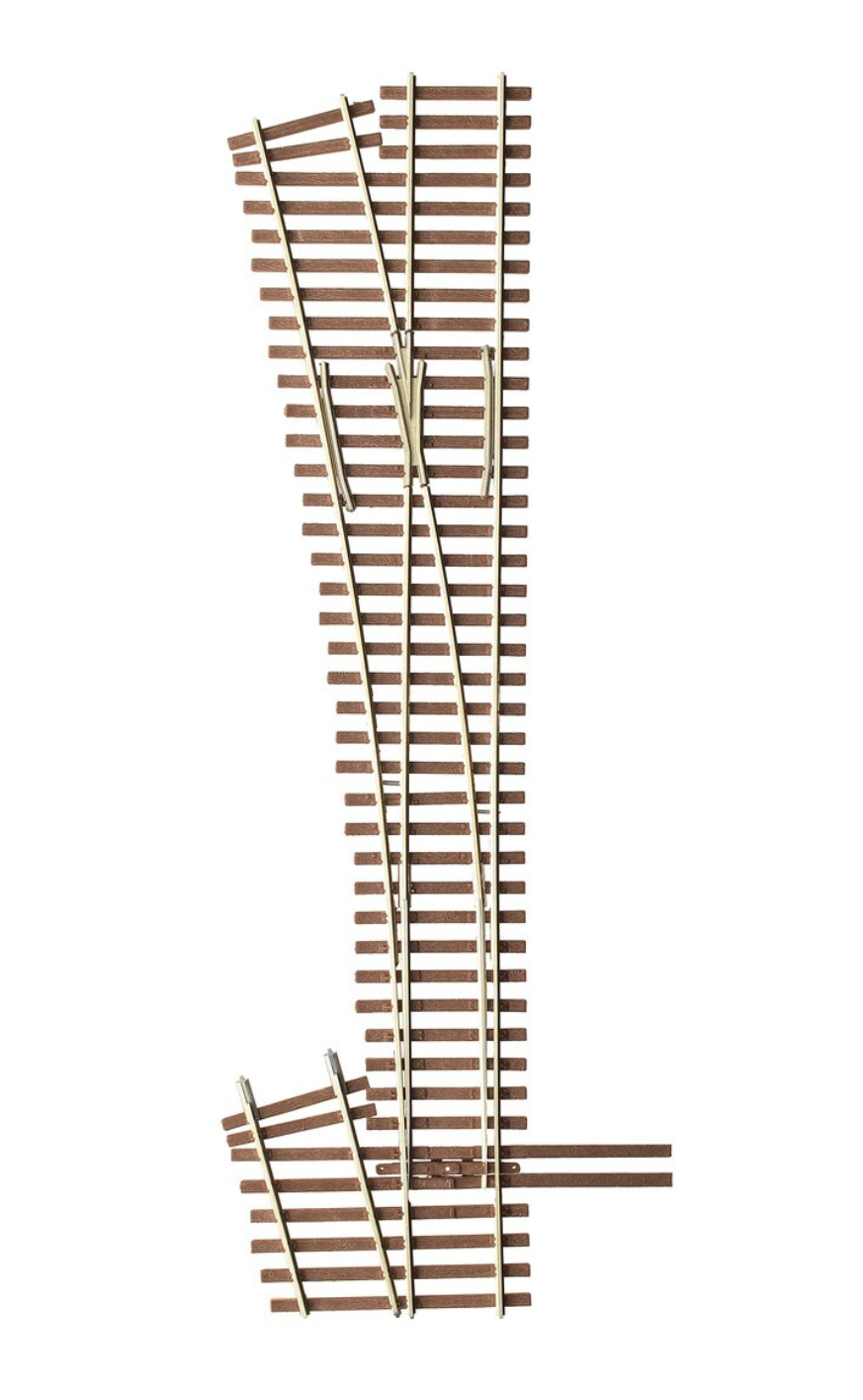 Micro Engineering 14-718 HO Scale Turnout Code 83, #5e Last Ladder, Lefthand