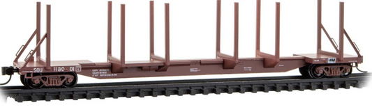 MicroTrains Line 65' 100-Ton Log Car Southern #118001 N Scale