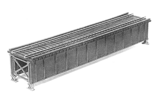 Micro Engineering 75-501 HO Scale - Deck Girder Bridge, 50'