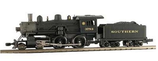 Model Power 7633 N Scale - 4-4-0 Metal American Steam Engine Southern